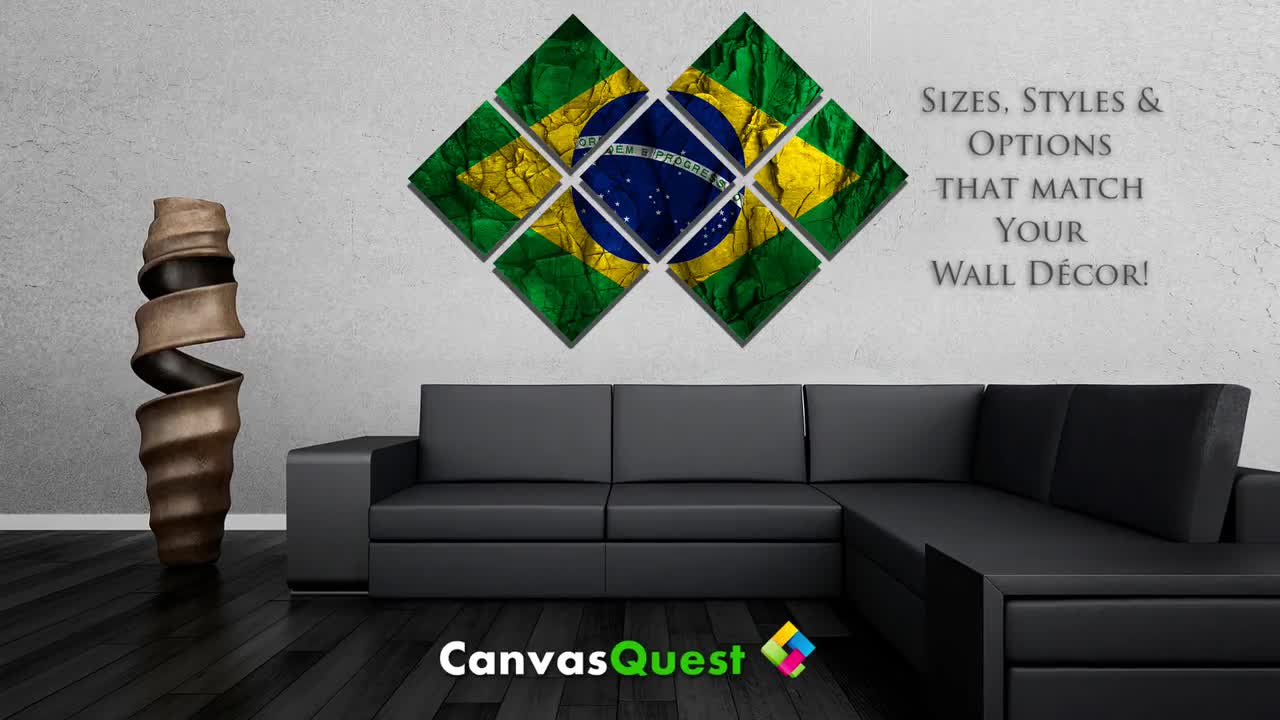 CONTEMPORANEA タンバリン ブラジル国旗デザイン2個セット ブラジル国旗 アイロン接着熱転写ビニール HTV / ブラジリア